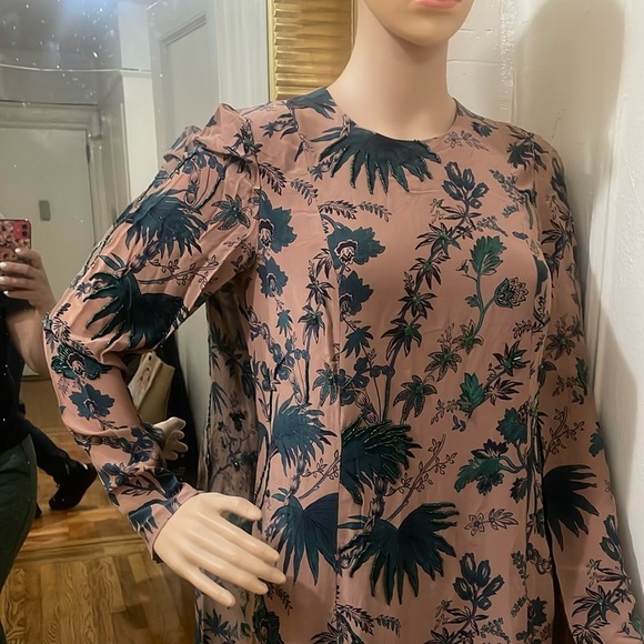 L.K.Bennett Floral Long Sleeve Dress - Picture 1 of 13